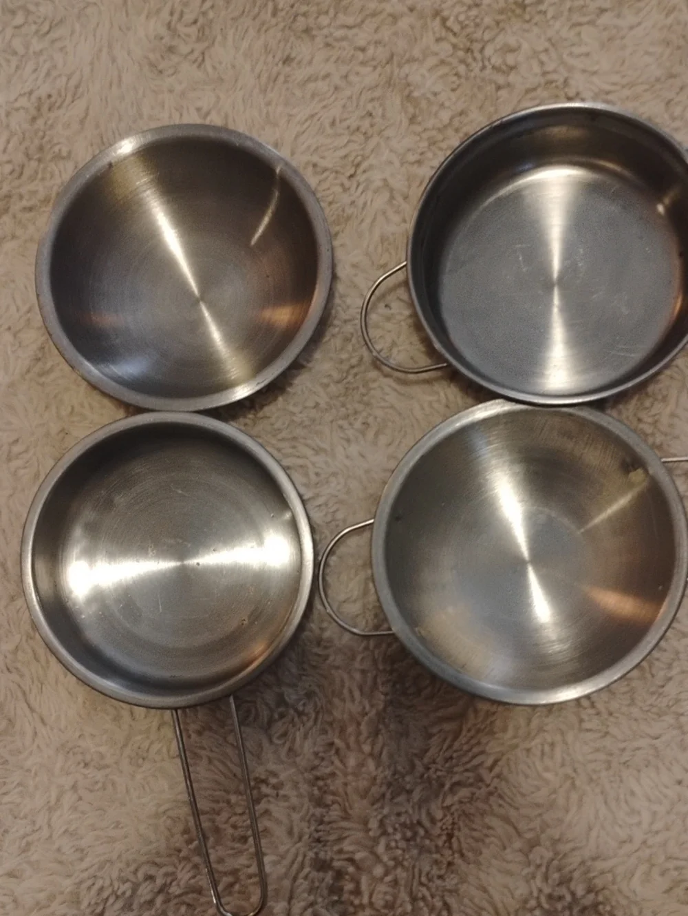 Stainless Steel Toy Cookware Set - Silver